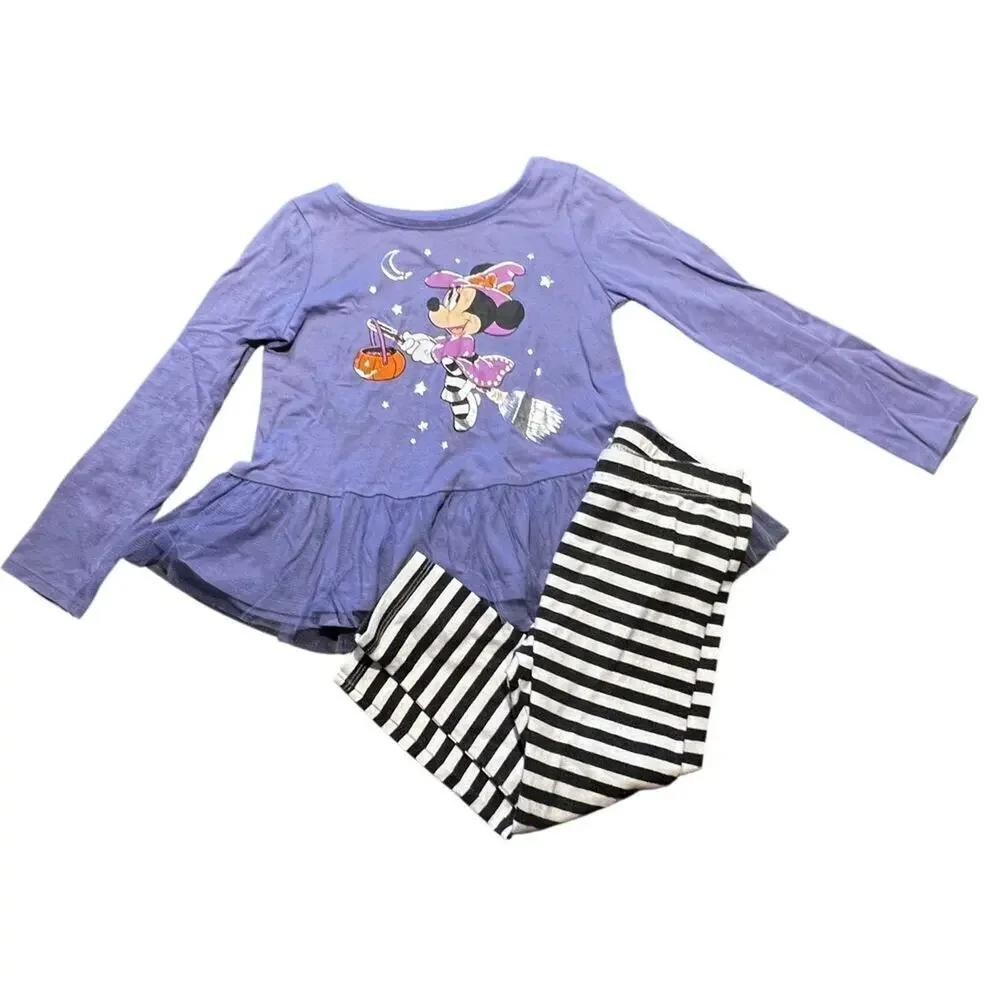 Disney Jumping Beans Minnie Mouse Halloween Set Size 3T